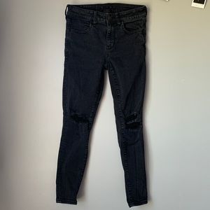 60% off American Eagle Black Jeans X-Short